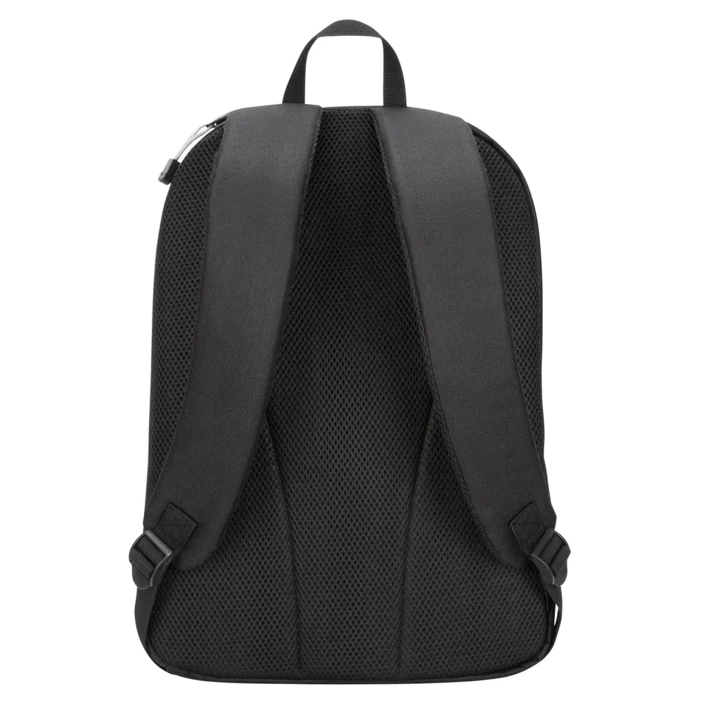 Targus Intellect 15.6" Essentials Backpack (TSB966GL) - for Lightweight Water-Resistant Slim Travel with Padded Back Support, Quick Access Stash Pouch, Protective Sleeve for 15.6-Inch Laptop Backpack