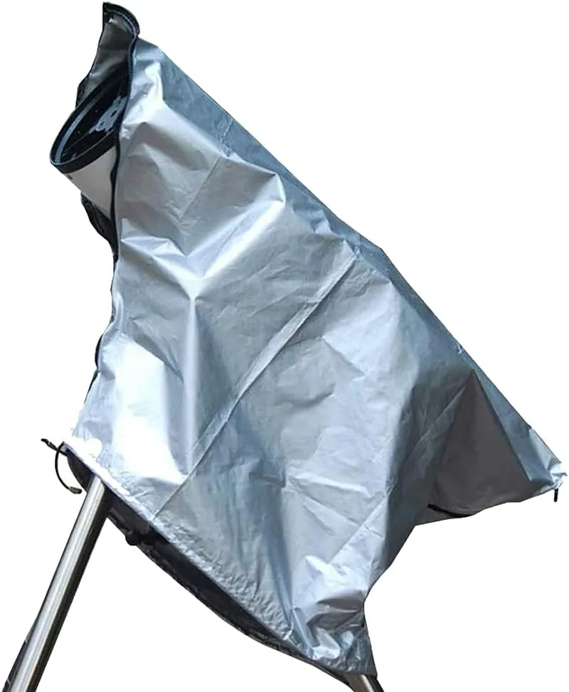 Telescope Cover Dustproof Sunproof Cover Bag Cover for Telescope with Adjustable Drawstring Zipper Indoor Outdoor Telescope Protector
