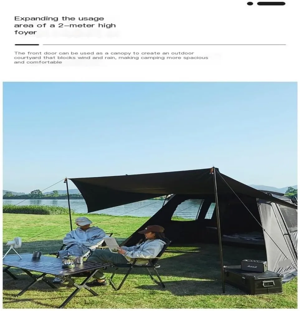 Tent Outdoor Luxury One-Bedroom and One-Living Tent Outdoor Portable Thickened Rainproof Camping Tent Equipment Outdoor Tent