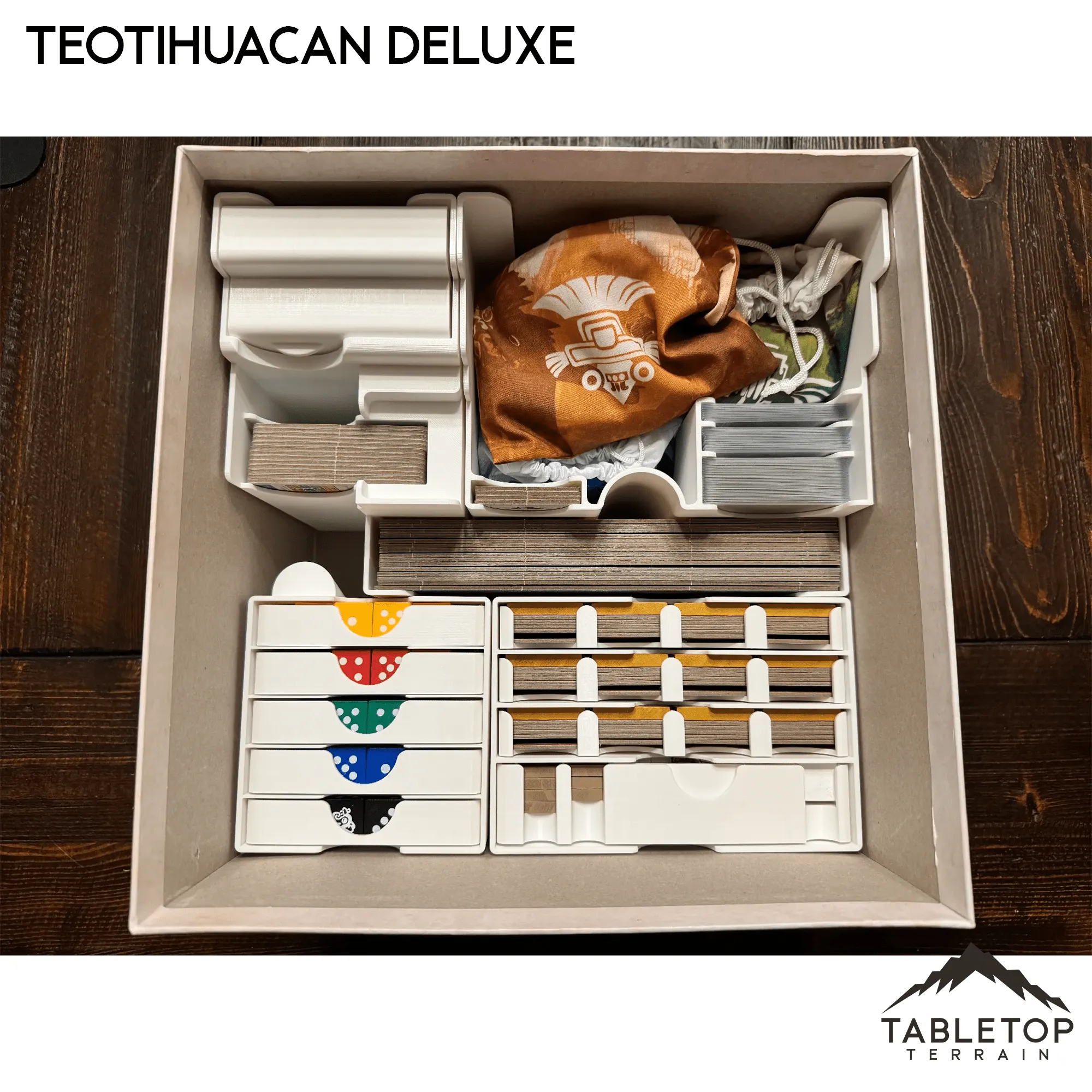Teotihuacan Deluxe Master Set Board Game Insert / Organizer