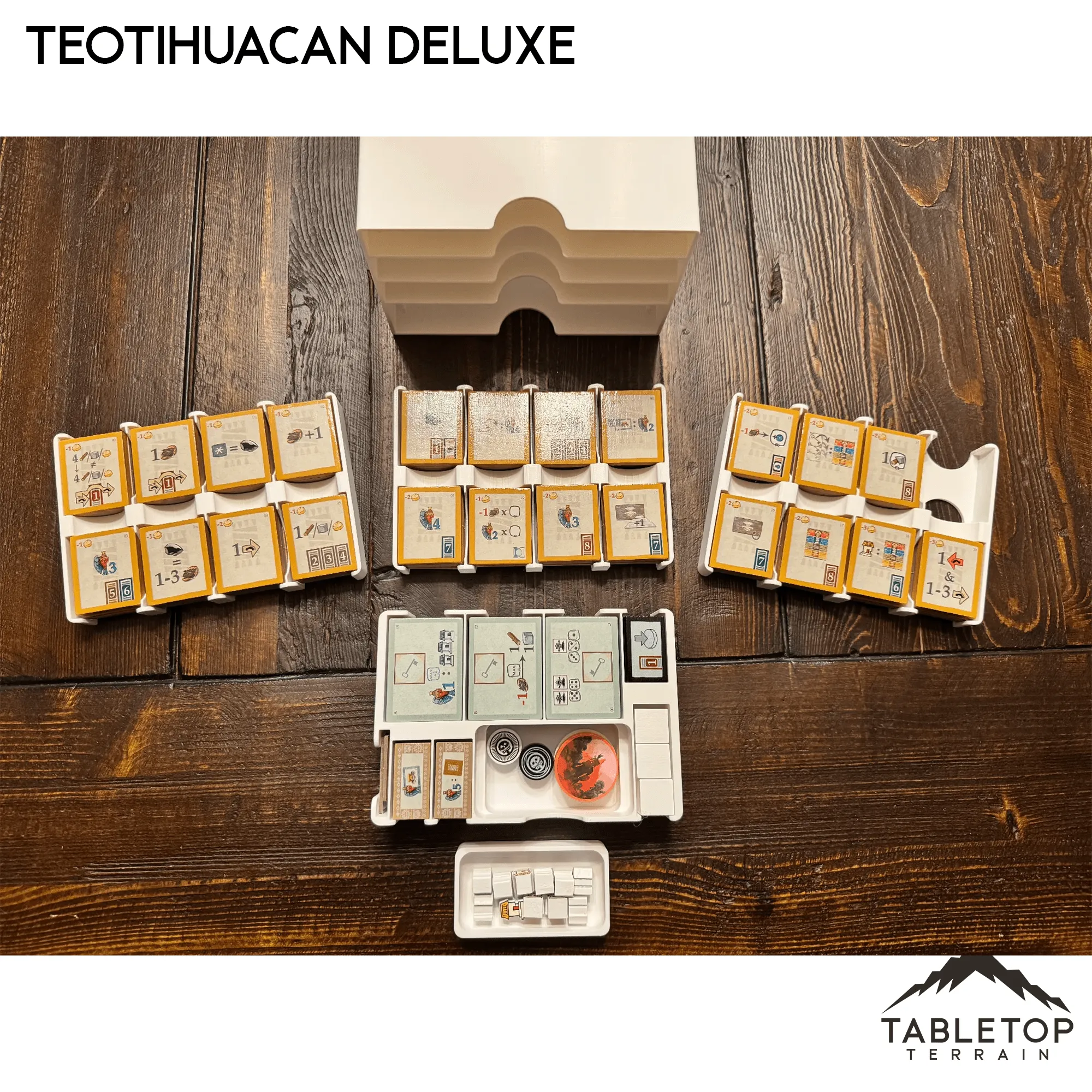 Teotihuacan Deluxe Master Set Board Game Insert / Organizer