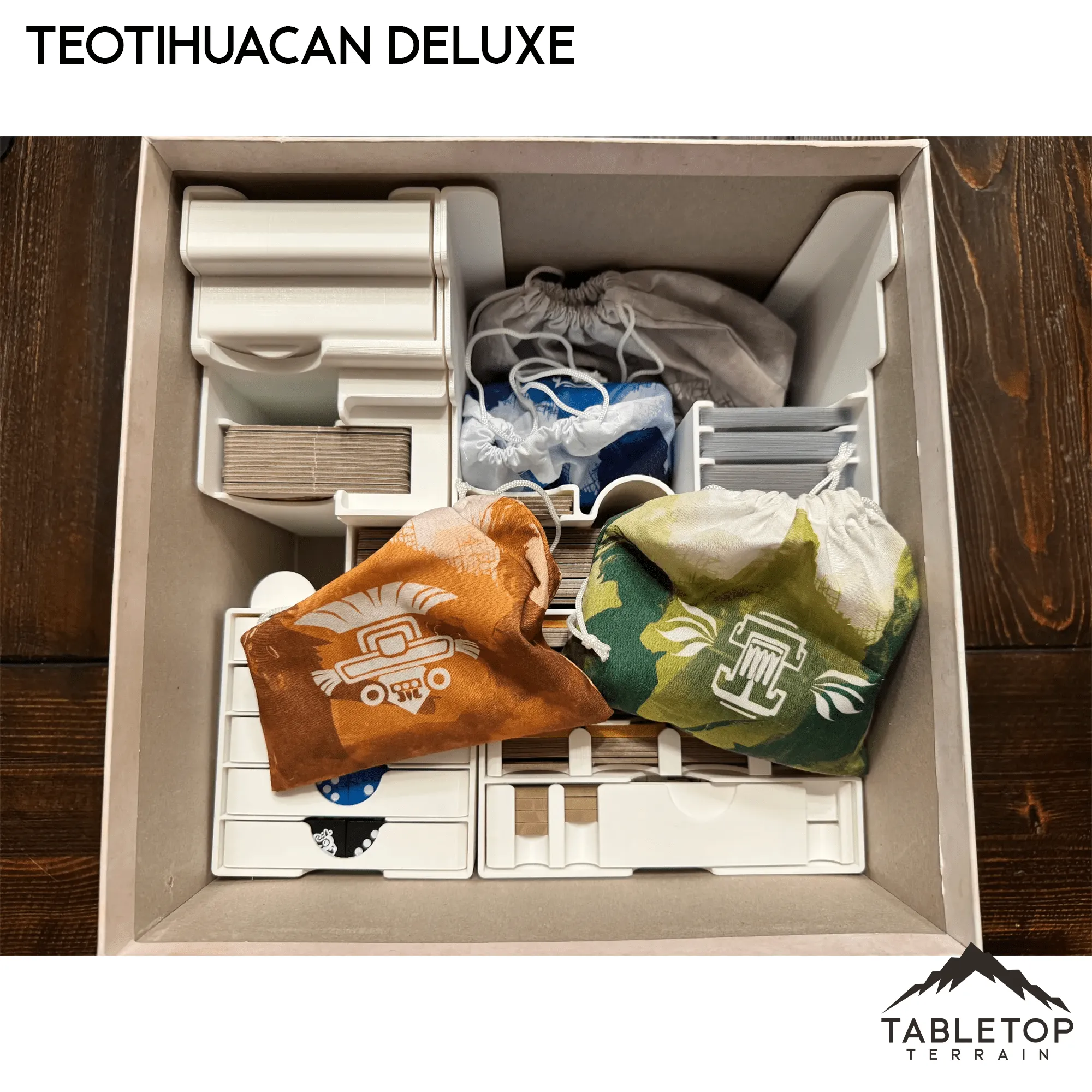 Teotihuacan Deluxe Master Set Board Game Insert / Organizer