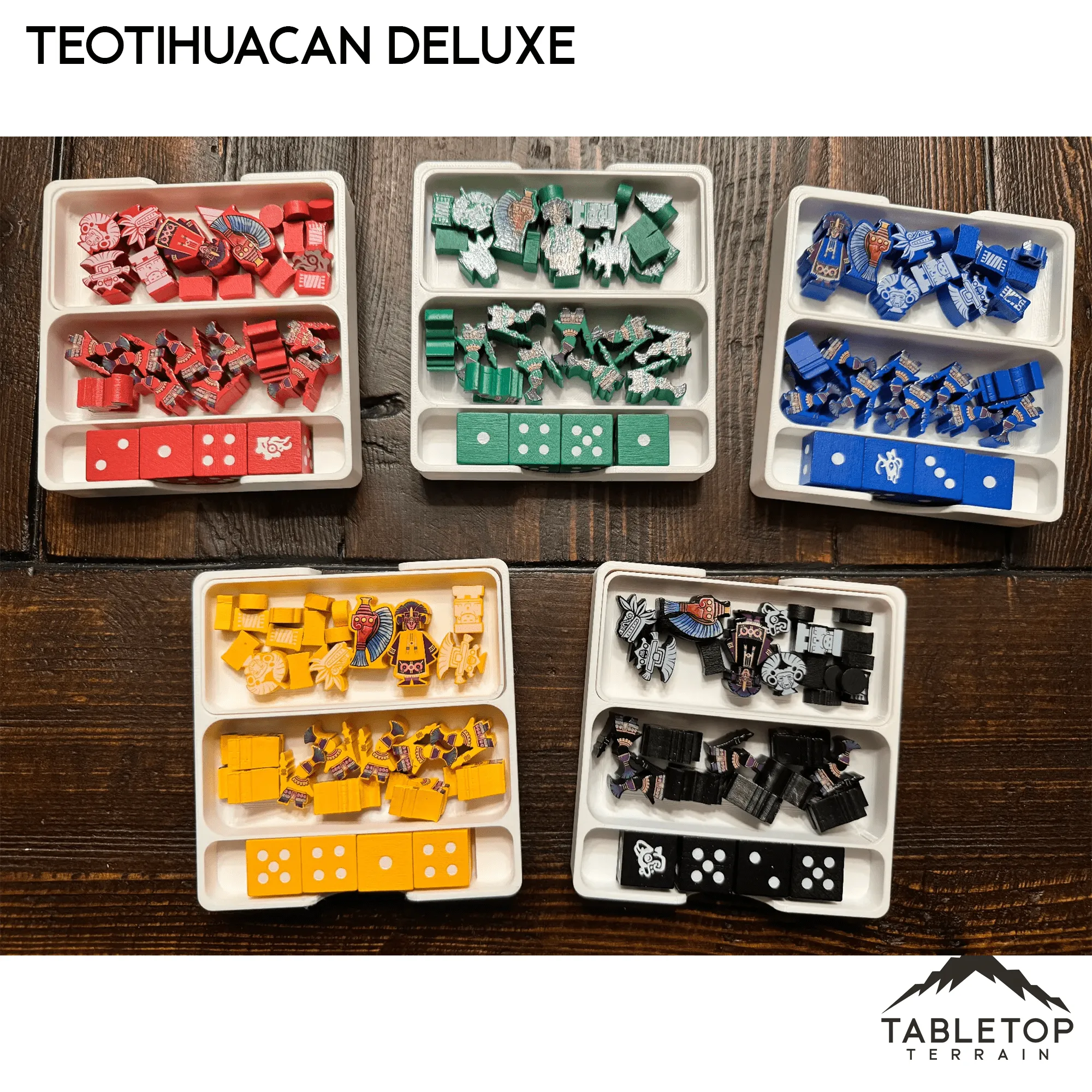 Teotihuacan Deluxe Master Set Board Game Insert / Organizer