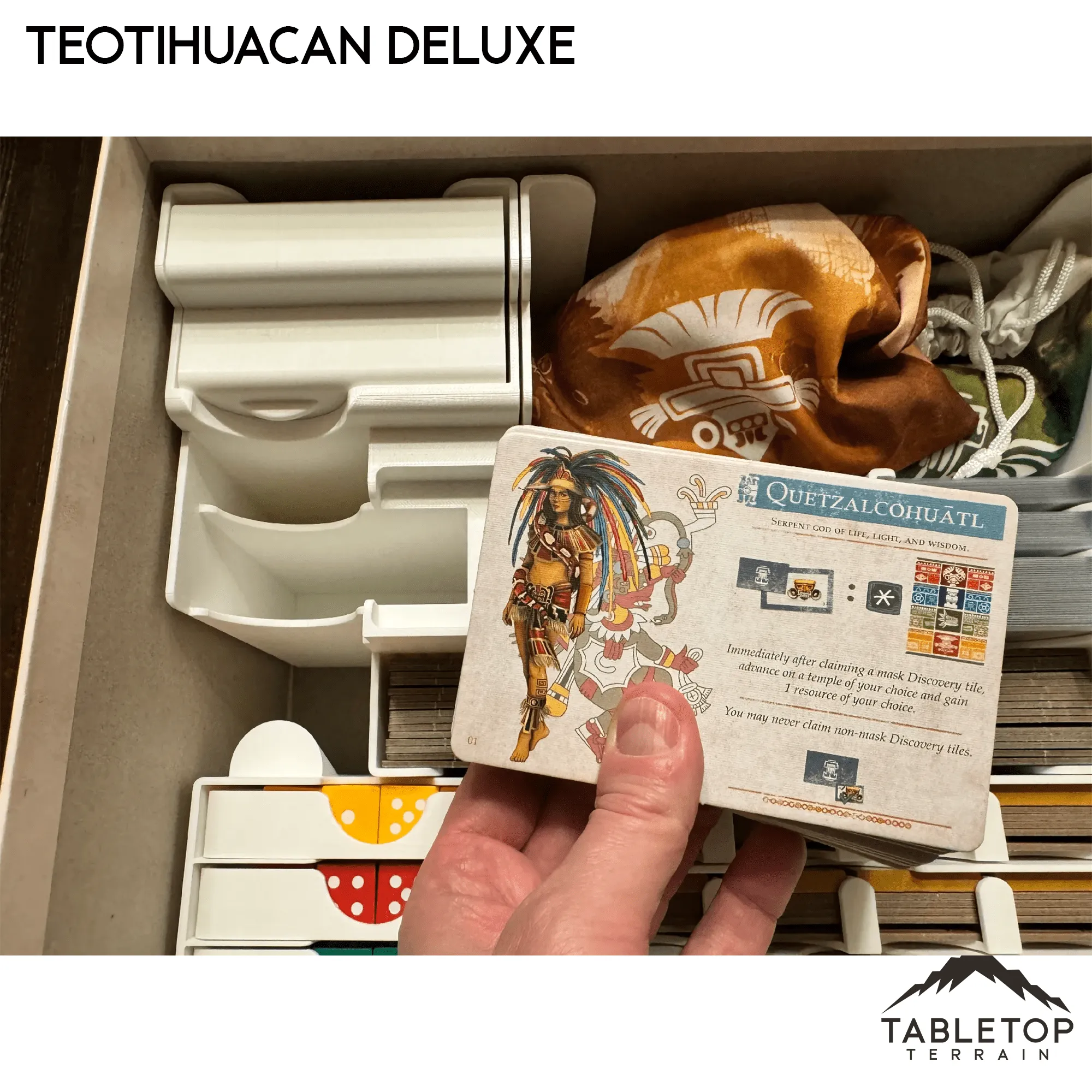 Teotihuacan Deluxe Master Set Board Game Insert / Organizer