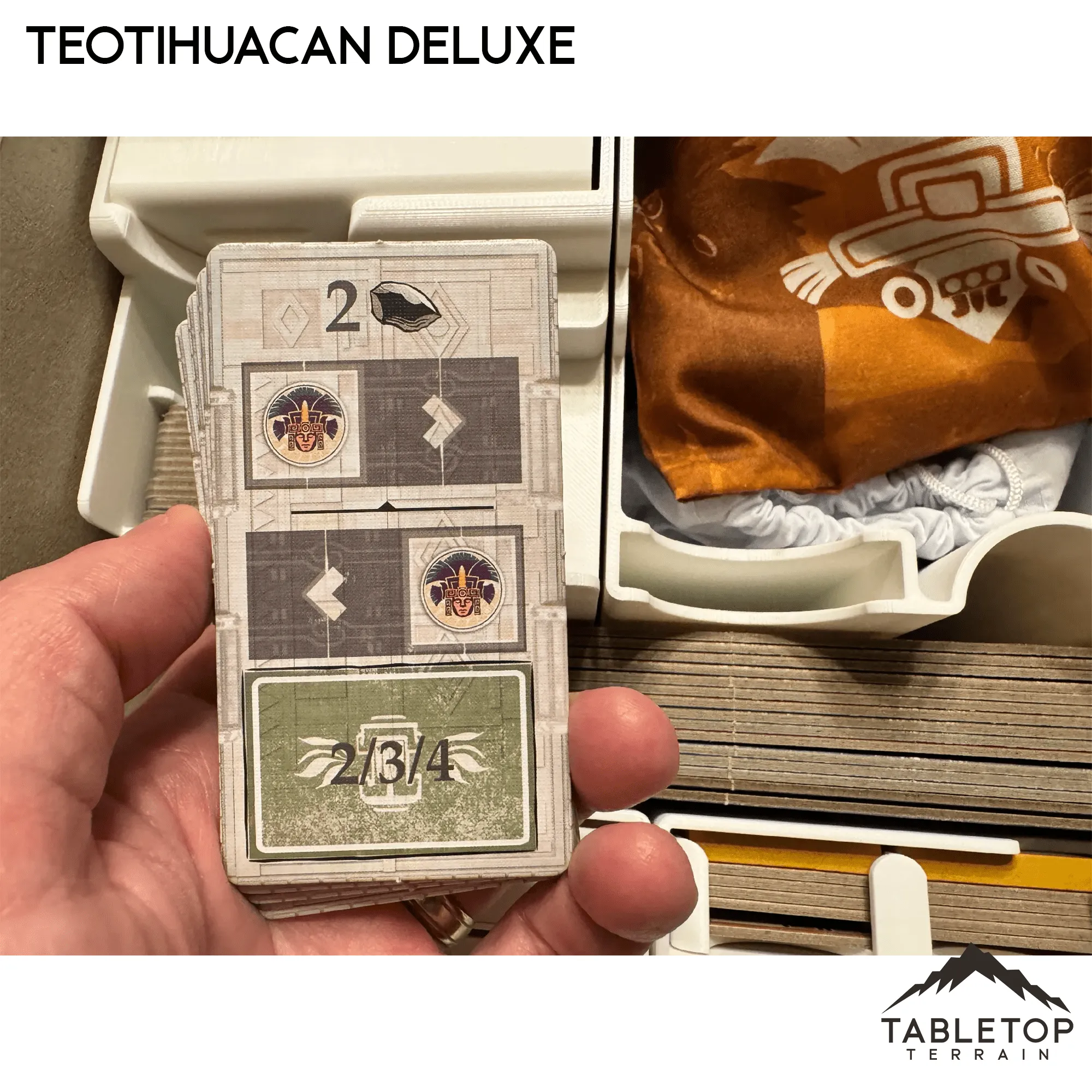 Teotihuacan Deluxe Master Set Board Game Insert / Organizer