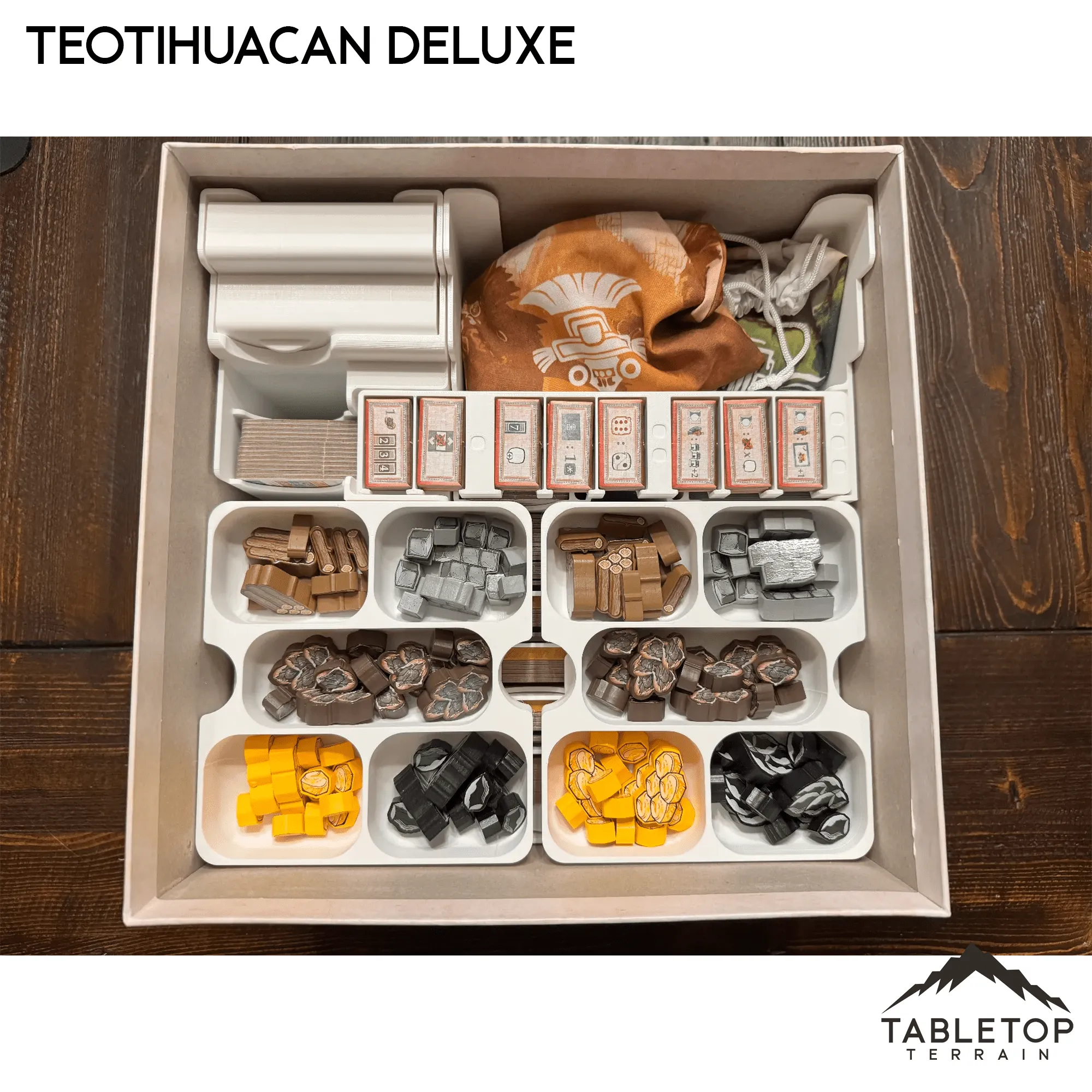 Teotihuacan Deluxe Master Set Board Game Insert / Organizer