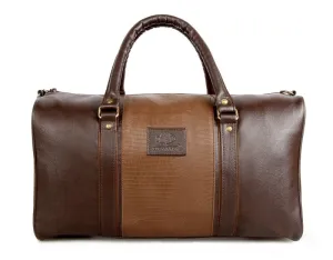 The Clownfish Synthetic 54 cms Brown Travel Duffle (TCFDB30LBRD-1)
