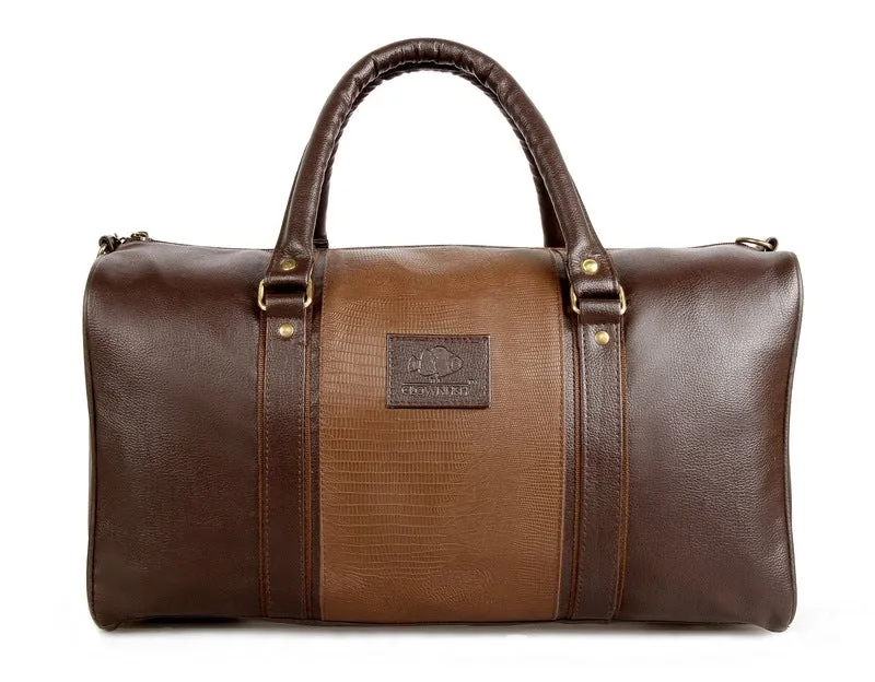 The Clownfish Synthetic 54 cms Brown Travel Duffle (TCFDB30LBRD-1)