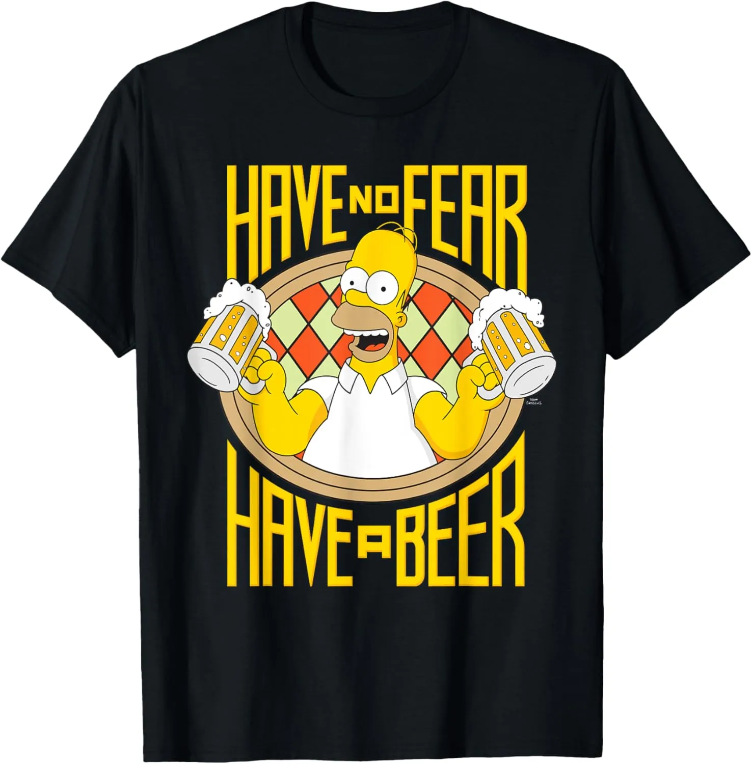 The Simpsons Homer Beer Fear Chill-Out Weekend Brewmaster T-Shirt