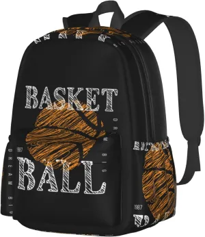 Theme Dream Big Basketball Graphics 1987 Laptop Backpack Shoulder Bag Laptop Pack Travel Backpacks Commuter Back Pack Casual Daypack Bags With Side Pockets