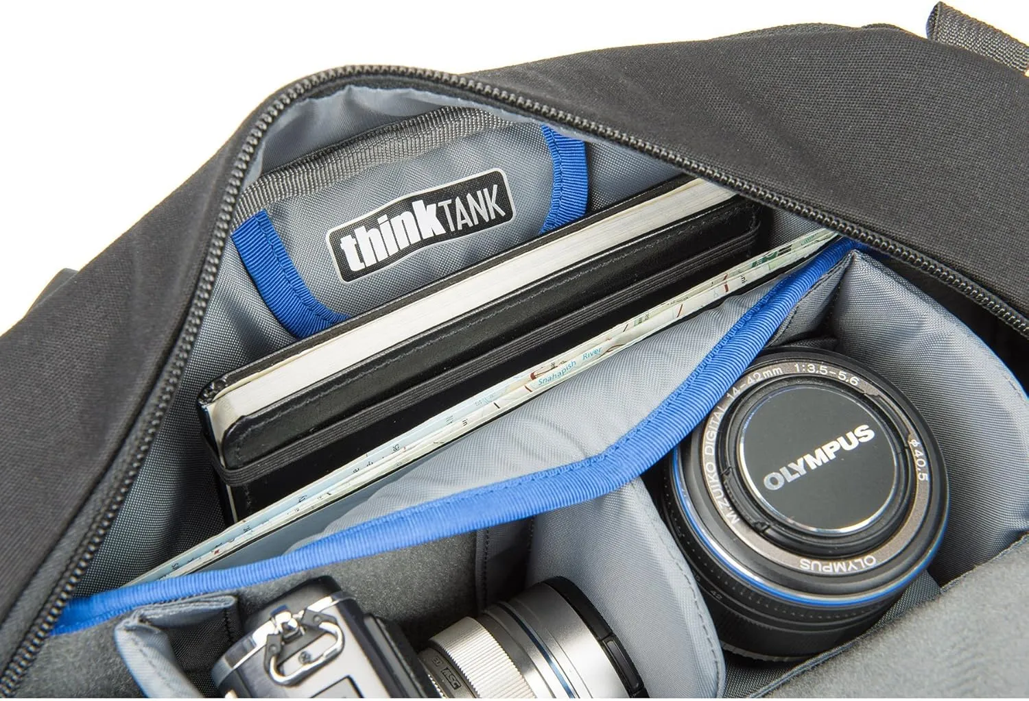 Think Tank Messenger Bag, Blue (Azul)