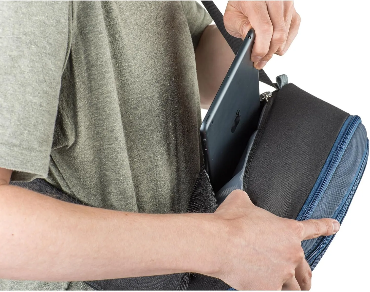 Think Tank Messenger Bag, Blue (Azul)