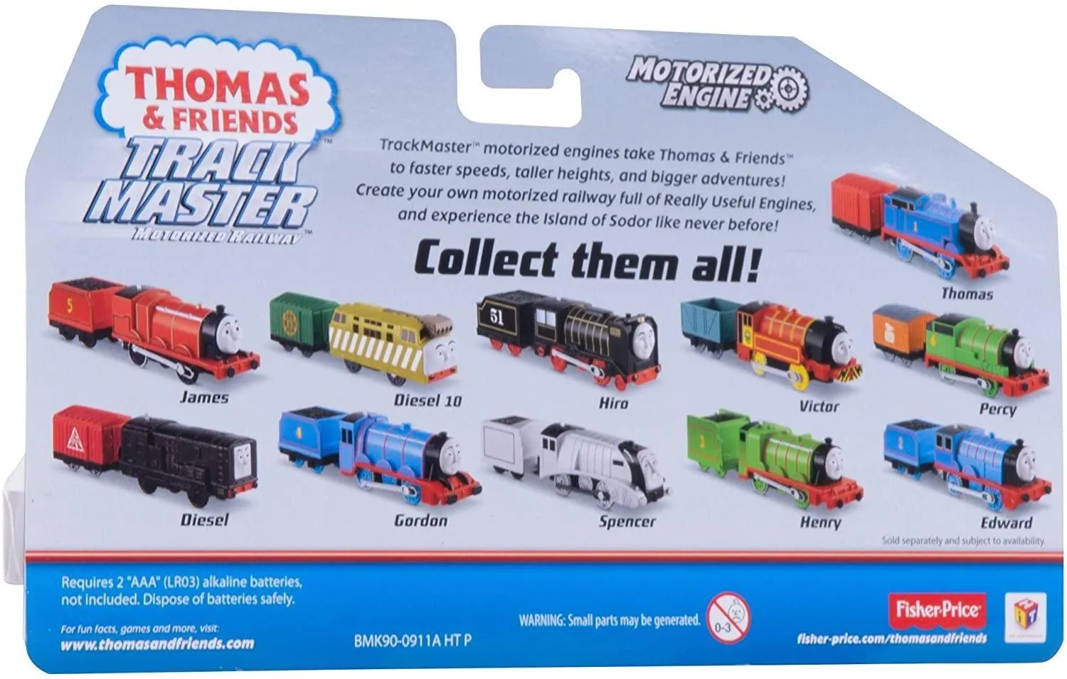 Thomas & Friends BML09 TrackMaster Motorised Gordon Engine