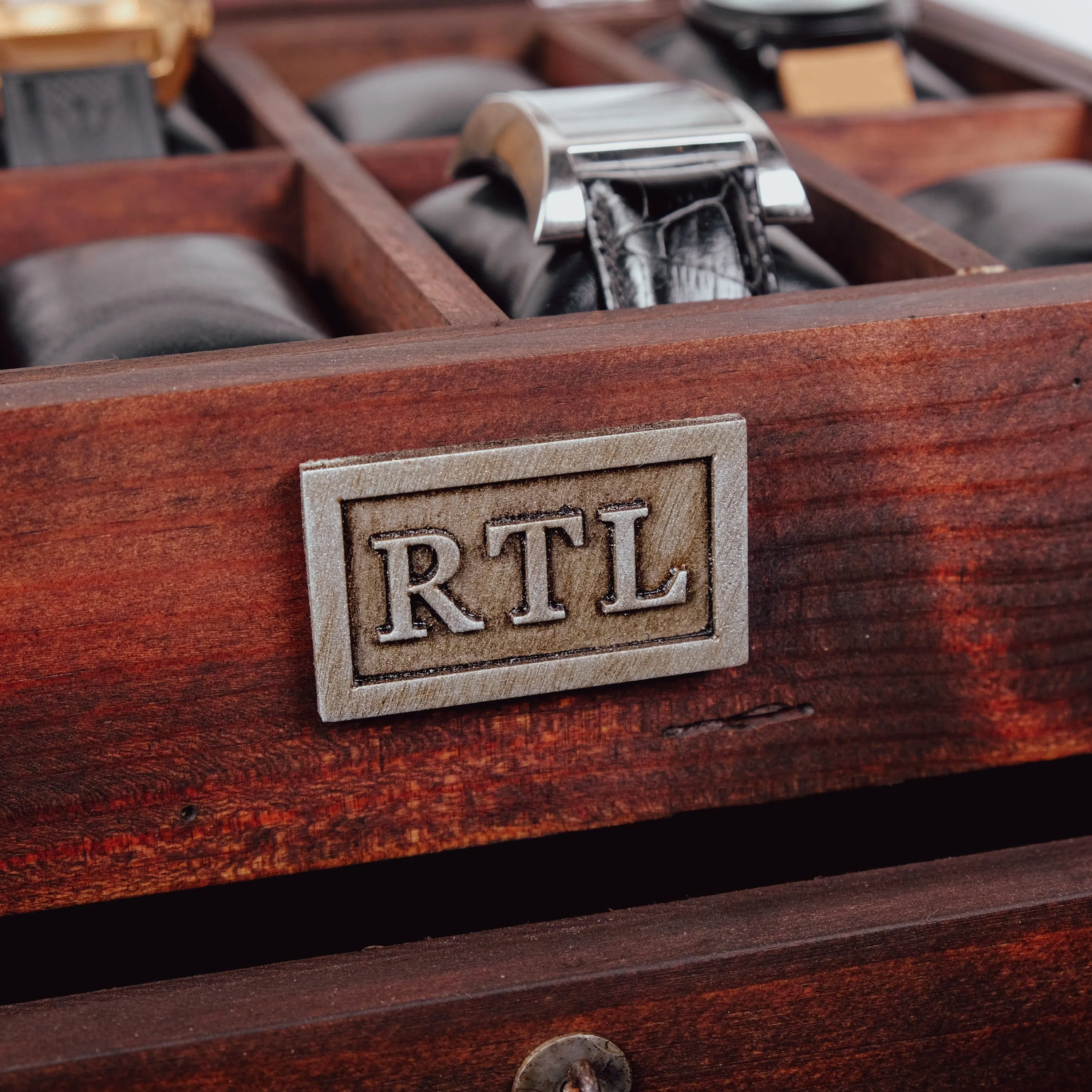 Three Drawer Watch Box for 16 Watches