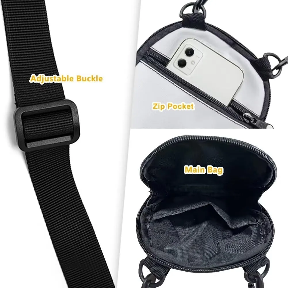 TODIYADDU Women Sling Bag Crossbody Phone Bag Mini Shoulder Bag with Adjustable Strap Mini Messenger Bag for Cell Phone Gifts