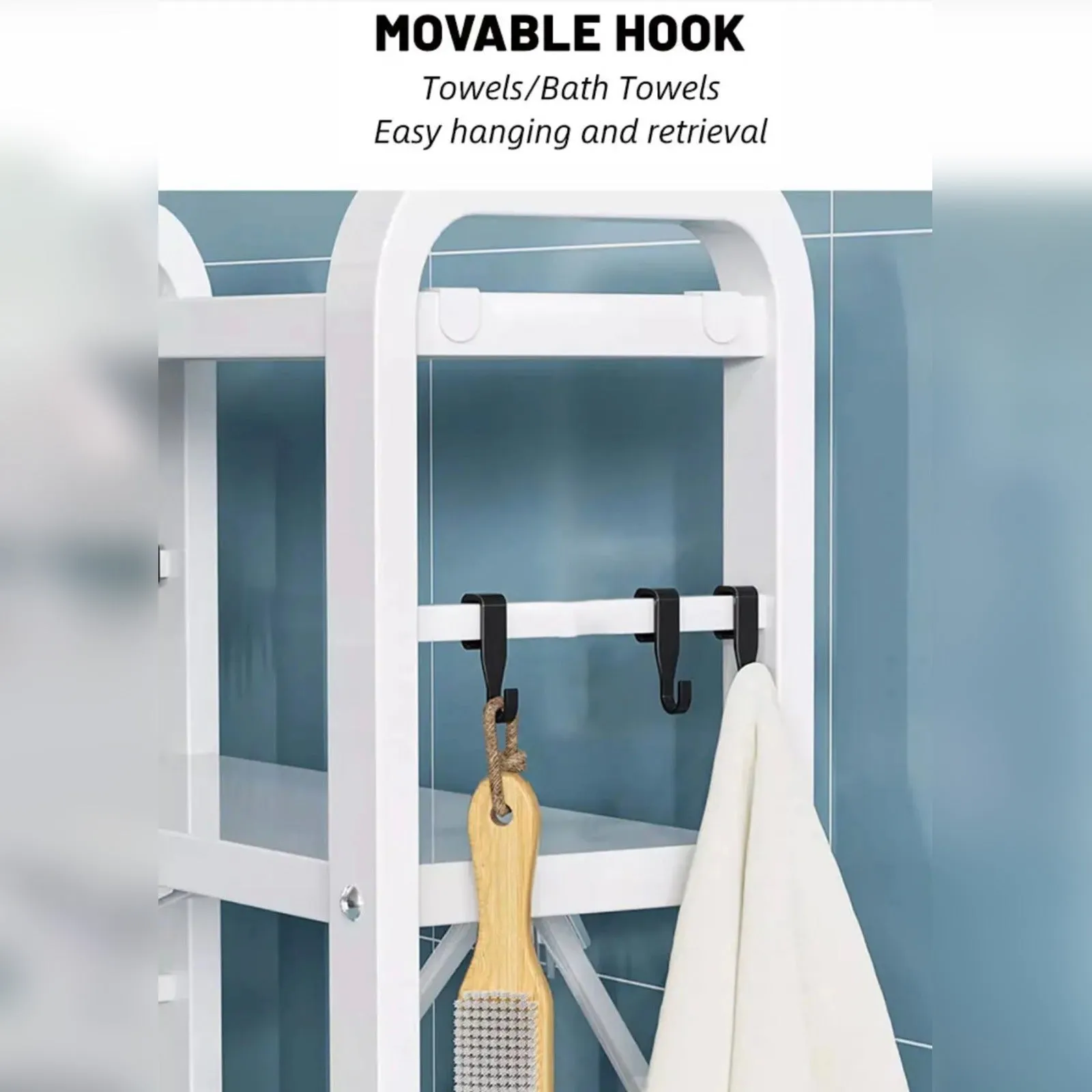 Toilet Storage Rack, Bathroom Storage Cabinet Shelf Organizer, Toilet Multi-layer Storage Stand