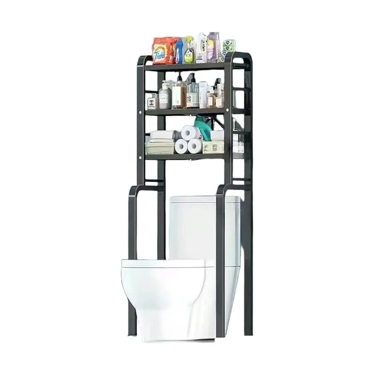Toilet Storage Rack, Bathroom Storage Cabinet Shelf Organizer, Toilet Multi-layer Storage Stand