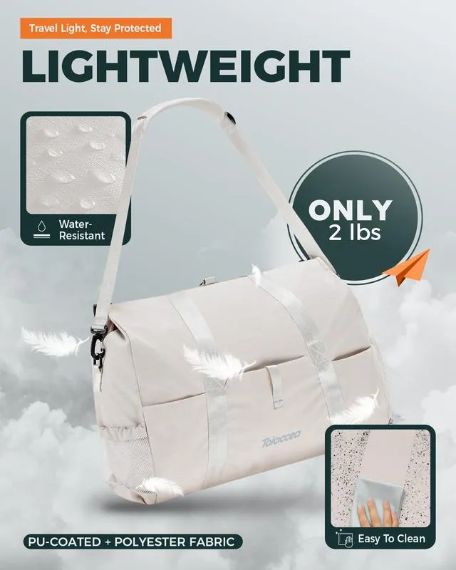 Tolaccea Travel Duffle Bag for Women Men