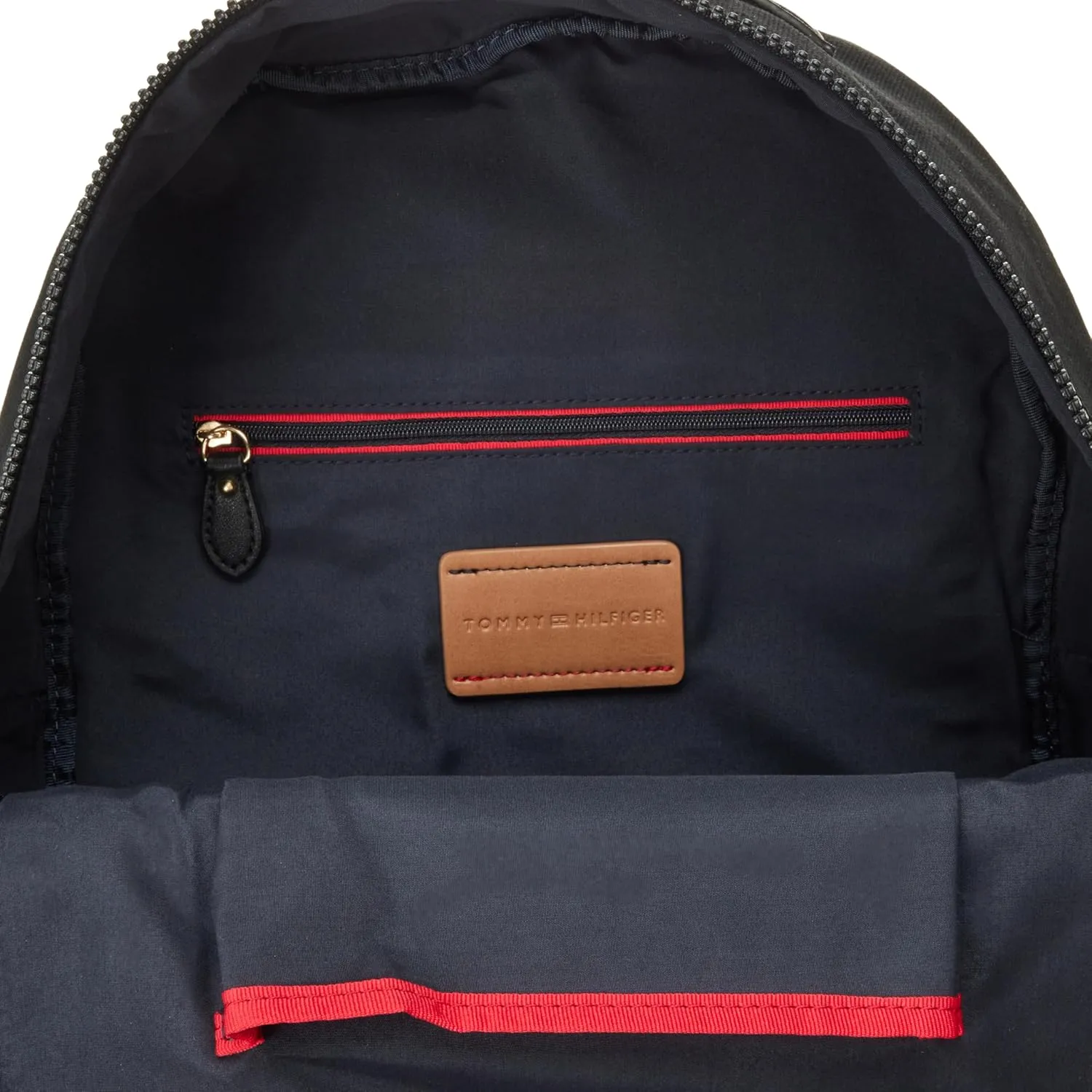 Tommy Hilfiger Men's Flag Backpack, BLACK, One Size