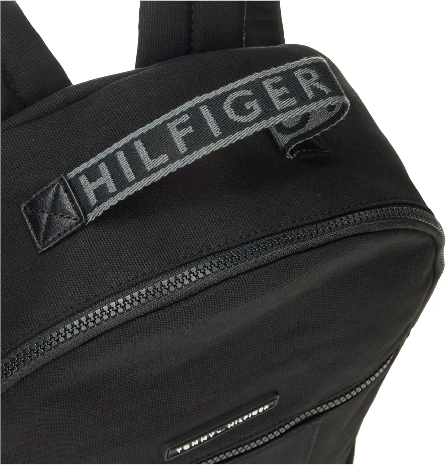 Tommy Hilfiger Men's Flag Backpack, BLACK, One Size