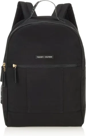 Tommy Hilfiger Men's Flag Backpack, BLACK, One Size
