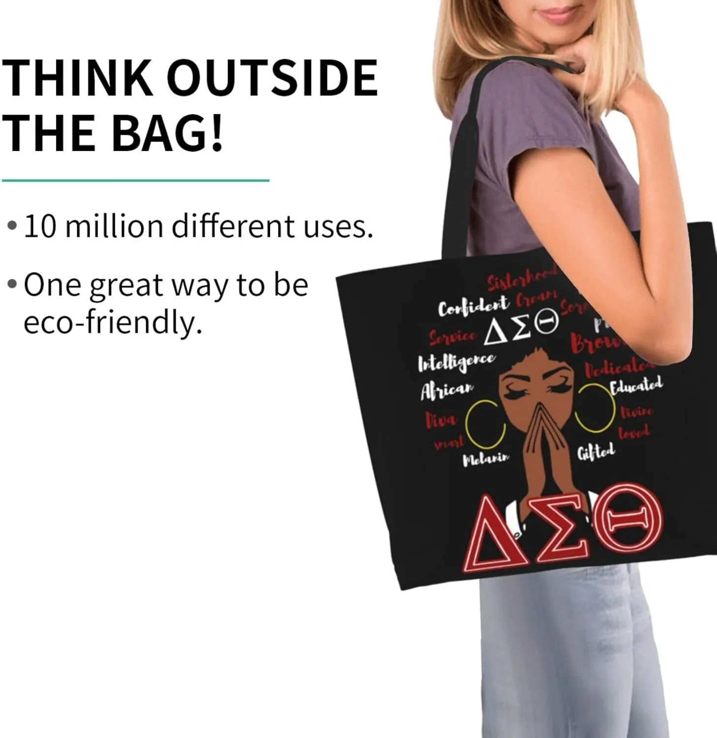 Tote Bag Fashion Handbag Storage Bag Reusable Grocery Tote Bag for Women