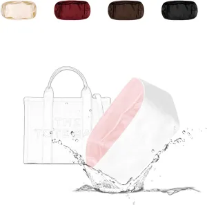 Tote Bag Organizer Insert, Lightweight Insert Compatible with M.arc Jacobs Medium Tote, Waterproof Dupontpaper Surface and Silky Satin Lining(MJ Midum, Pink)