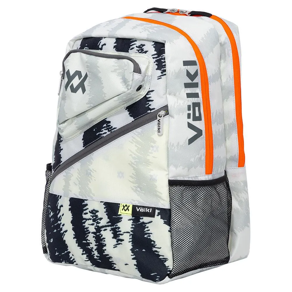 Tour Zebra Euro Tennis Backpack Black and Neon Yellow