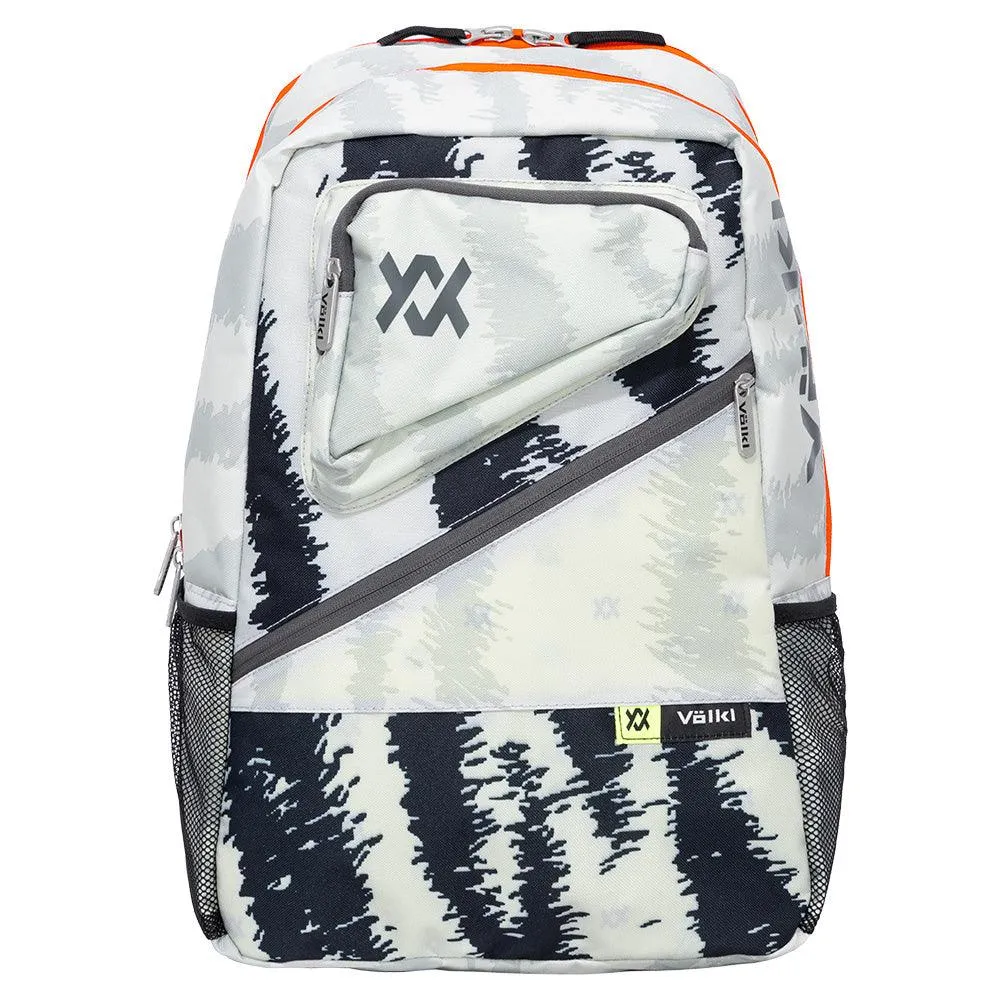 Tour Zebra Euro Tennis Backpack Black and Neon Yellow