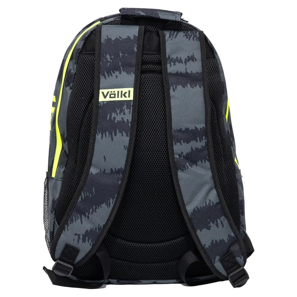 Tour Zebra Tennis Backpack Black and Neon Yellow