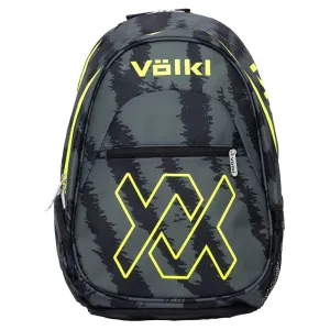 Tour Zebra Tennis Backpack Black and Neon Yellow