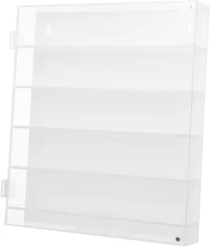 Toys Organizer Storage Case: 5 Tier Acrylic Display Case Toy Cars Display Storage Box Transparent Showcase for Mini Car Models