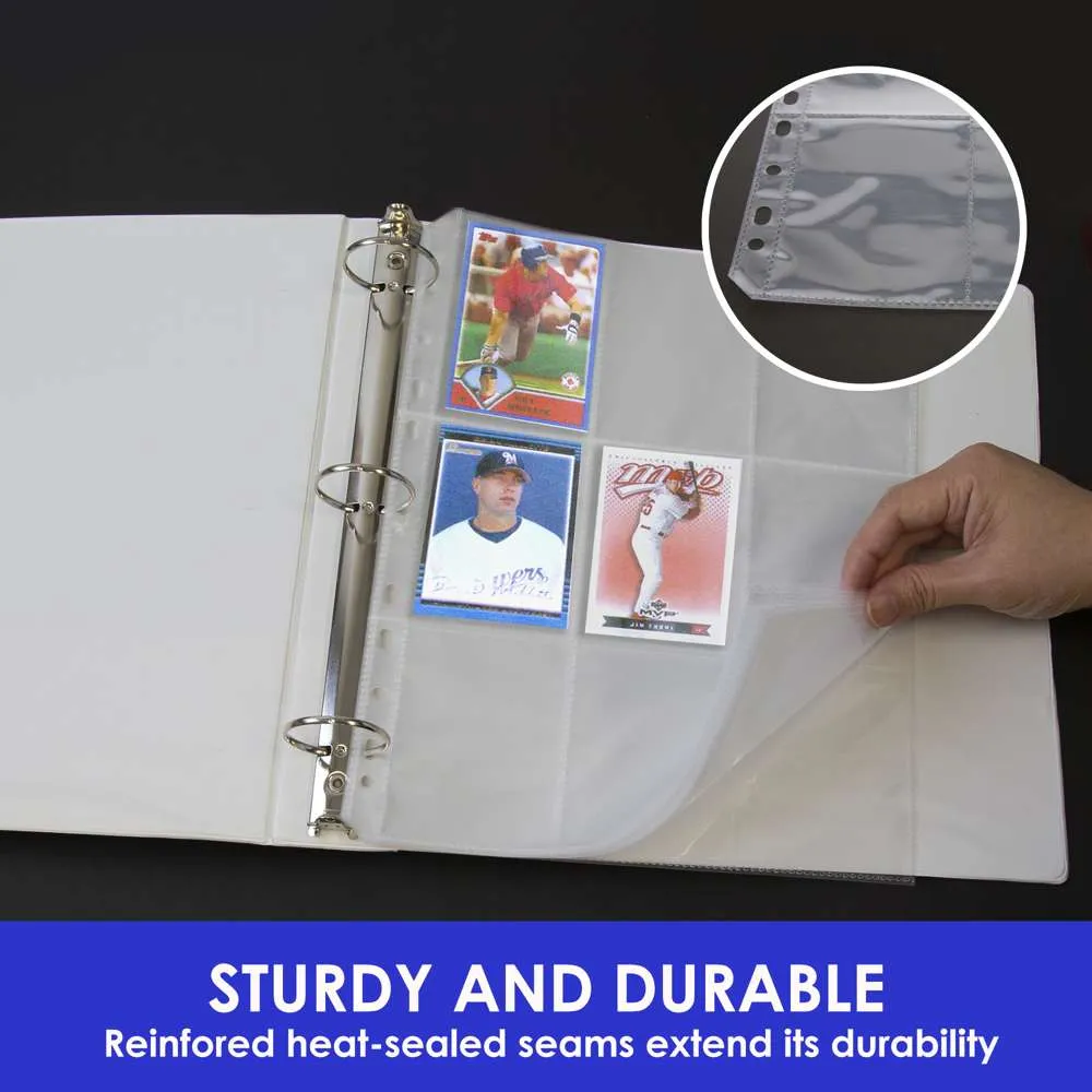 Trading Card Holders Top Loading 9-Pockets (10/Pack)