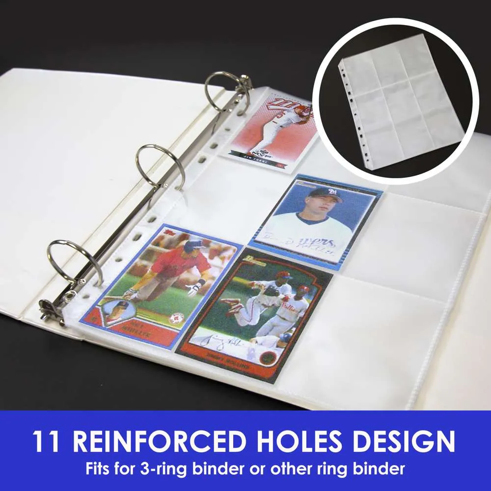 Trading Card Holders Top Loading 9-Pockets (10/Pack)
