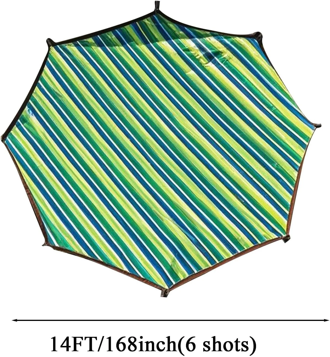 Trampoline Shade Canopy - UV-Blocking Cover With Mesh Ventilation, Outdoor Sun Protection Tent | Protective Accessories Replacement UV Protection, Breathable Safety Net Roof Shelter For Backyard Bounc