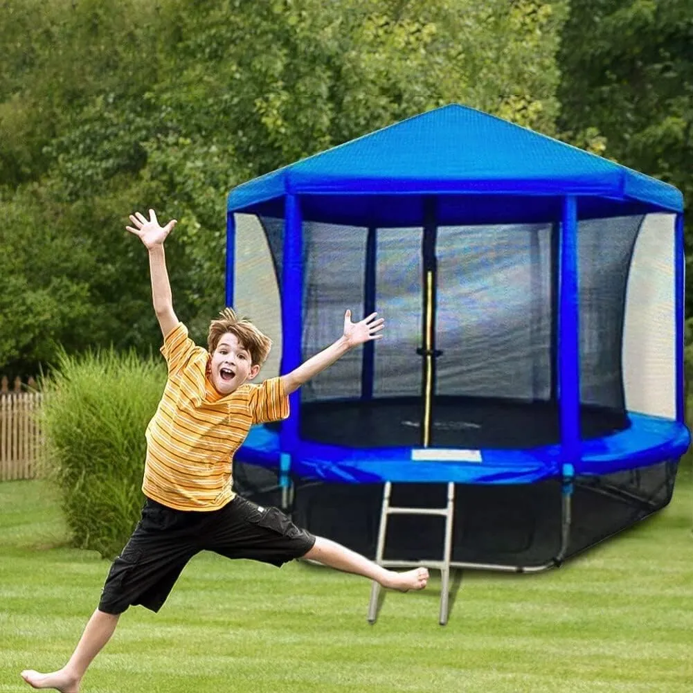 Trampoline Shade Cover,8FT/6FT Waterproof Sun Protection Trampolines Canopy,Sunshade Cloth Accessories Sports Top Roof for Outdoor Backyard Playground（Cover Only）