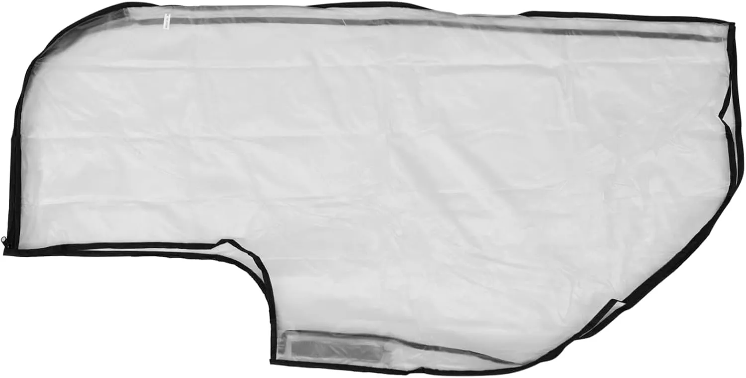 Transparent Golf Bag Rain Cover Durable Carry Bag Protector Easy to Use Zipper Design for Outdoor Activities Keeps Luggage Dry and Clean