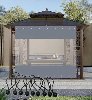 Transparent Tarpaulin with Eyelet, Clear Waterproof Cover Tarp Outdoor Curtains Waterproof 0.5mm, Camping Roof, Customizable (Color : Clear, Size : 3.28x3.28ft/1x1m)