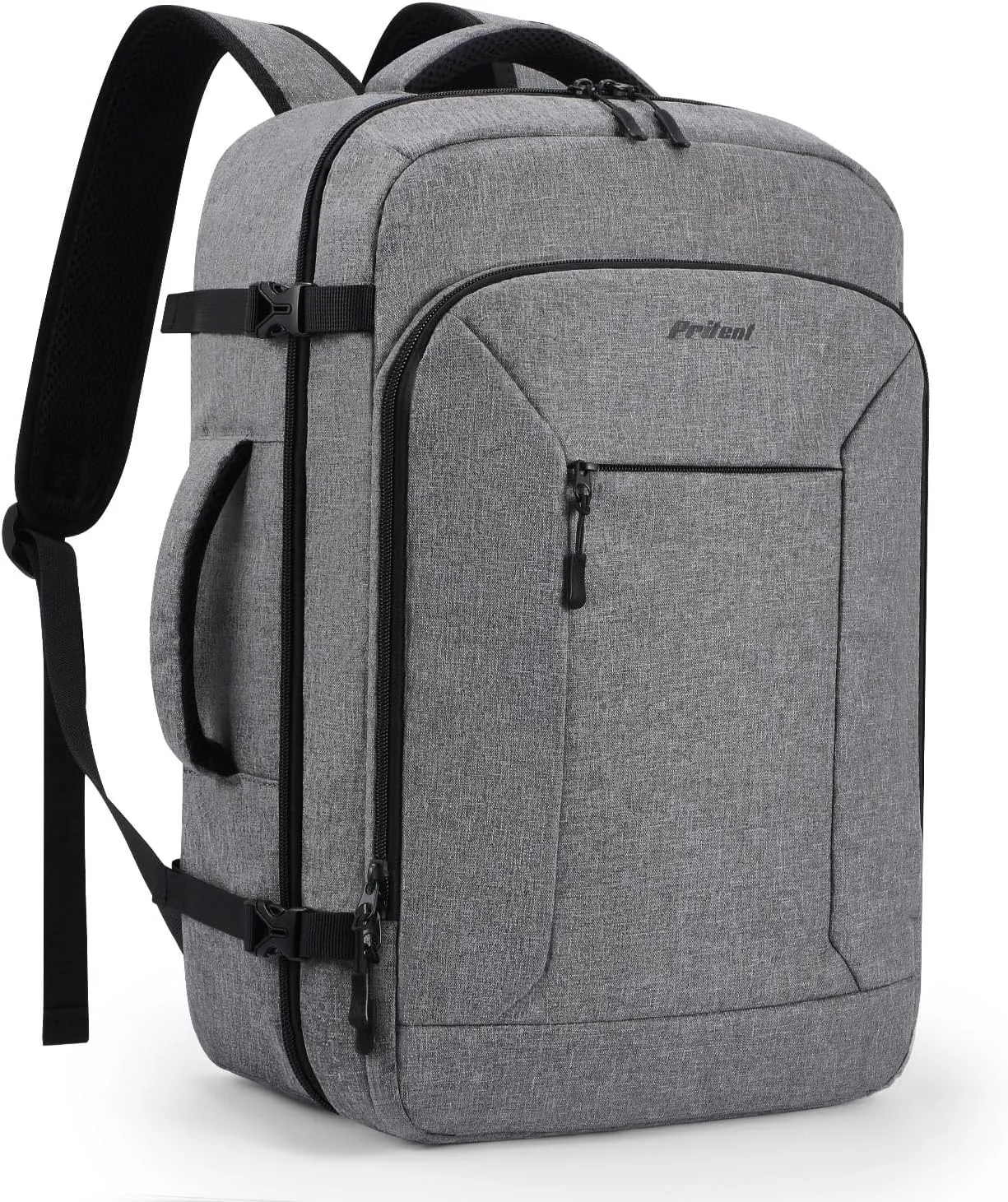 Travel Backpack for Women/Men,Waterproof Carry On Back pack with Laptop Compartment,Travel Essentials Backpack for Traveling,Business Hiking,Casual,Gym(Grey)