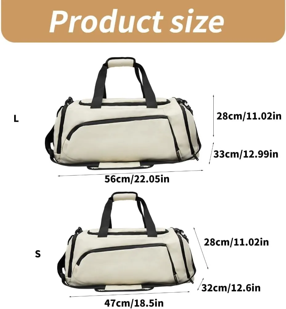Travel Bag for Women Men Fitness Bag Overnight Bag Large Capacity Sport Bag Business Trip Bag Casual Backpack
