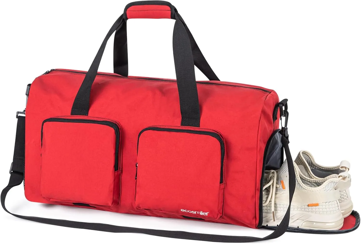Travel Bag Overnight Bag Duffle Weekend Bag for Men,Women Travel Gym Bag with Shoe Compartment (Blue, 30L)