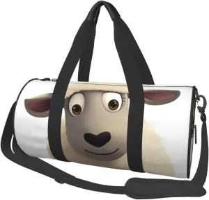 Travel Duffel Bag Foldable Weekender Overnight Bag Sheep Sports Tote Gym Bag Large Capacity Lightweight Carry On Luggage Bag for Men Women