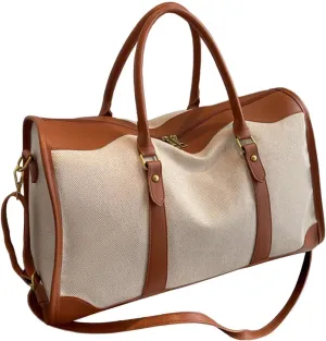 Travel Duffle Bag Canvas Sports Gym Bag for Camping Sports Weekend