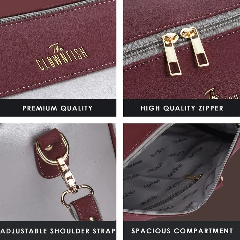 Travel Duffle Bag - Stylish, Durable, Adjustable Shoulder Strap | Includes Bag | 9.4 Litre | Silver