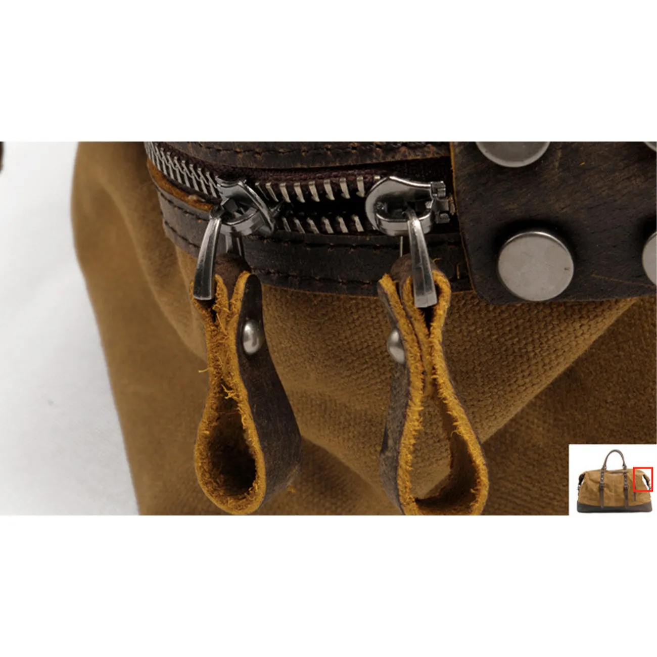 Travel in Style with the Qaanaq Canvas Duffle Bag