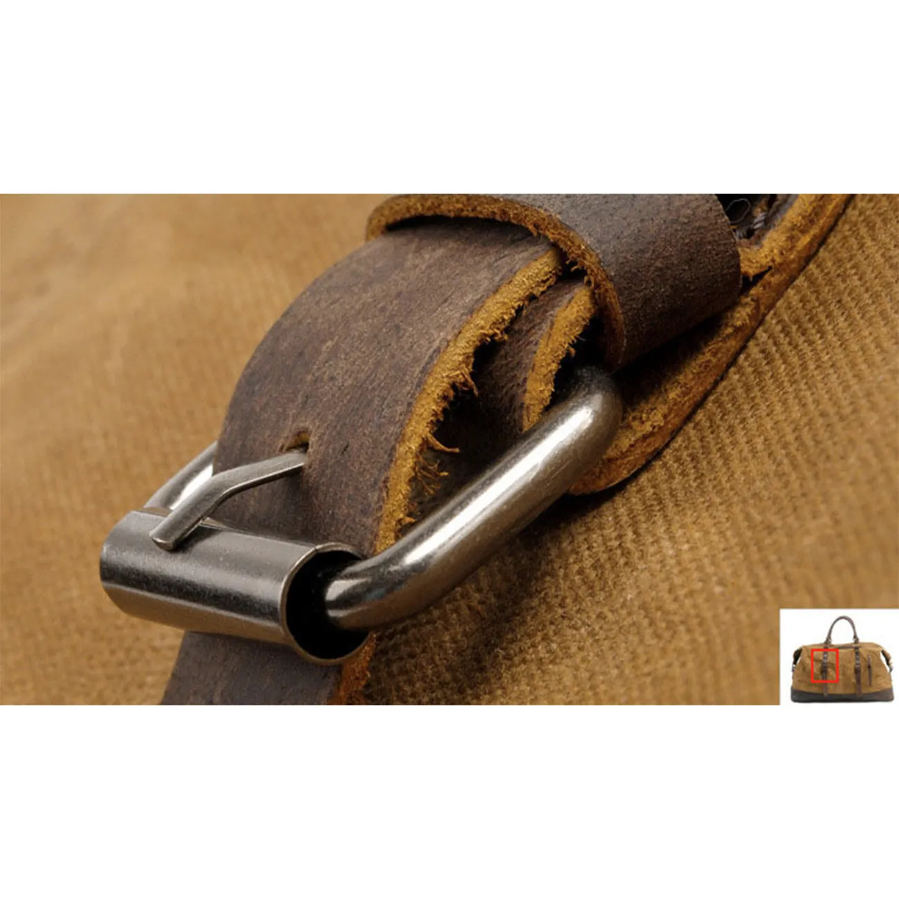 Travel in Style with the Qaanaq Canvas Duffle Bag