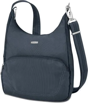 Travelon Anti-Theft Classic Essential Messenger Bag, Black