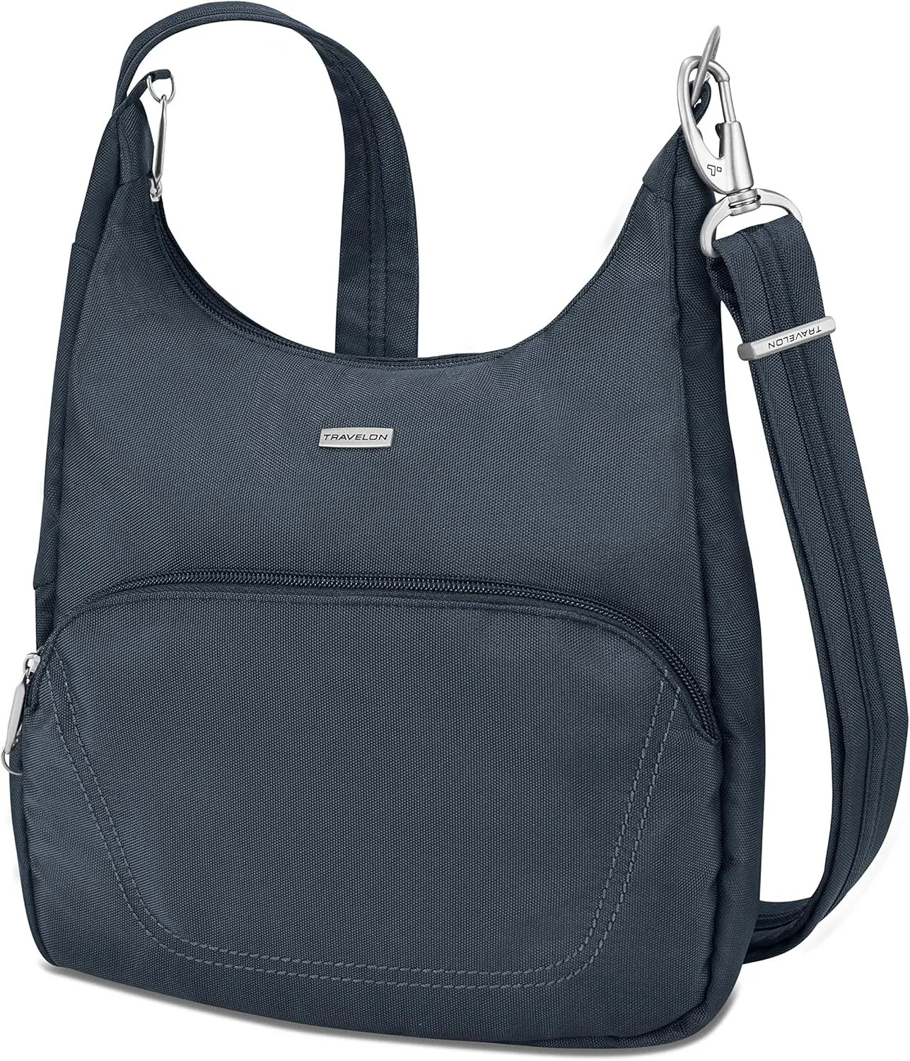 Travelon Anti-Theft Classic Essential Messenger Bag, Black