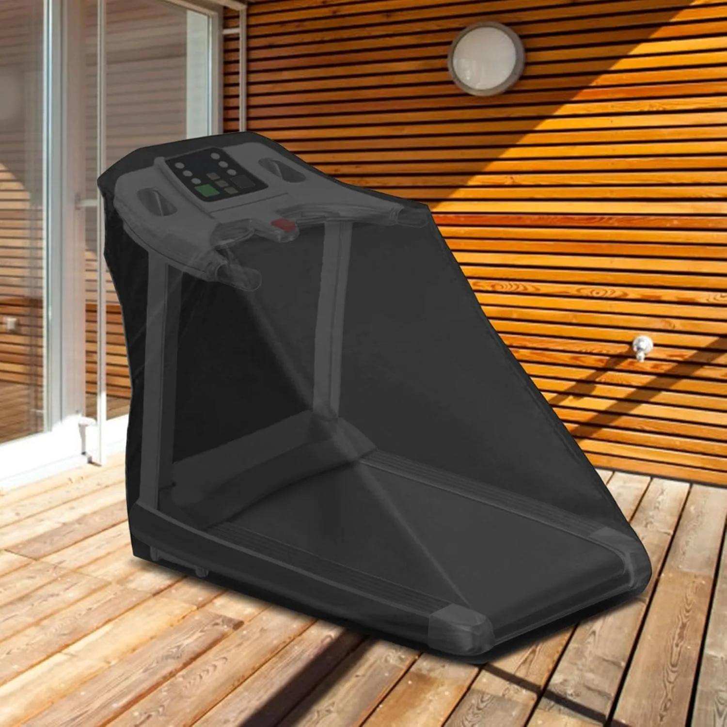 Treadmill Cover - Outdoor Treadmill Cover, Folding Dust Proof Running Machine Cover | Oxford Cloth Waterproof Sunscreen Cover, Treadmill Equipment Cover Protects from Dust Rain Uv for Gym Home Indoor