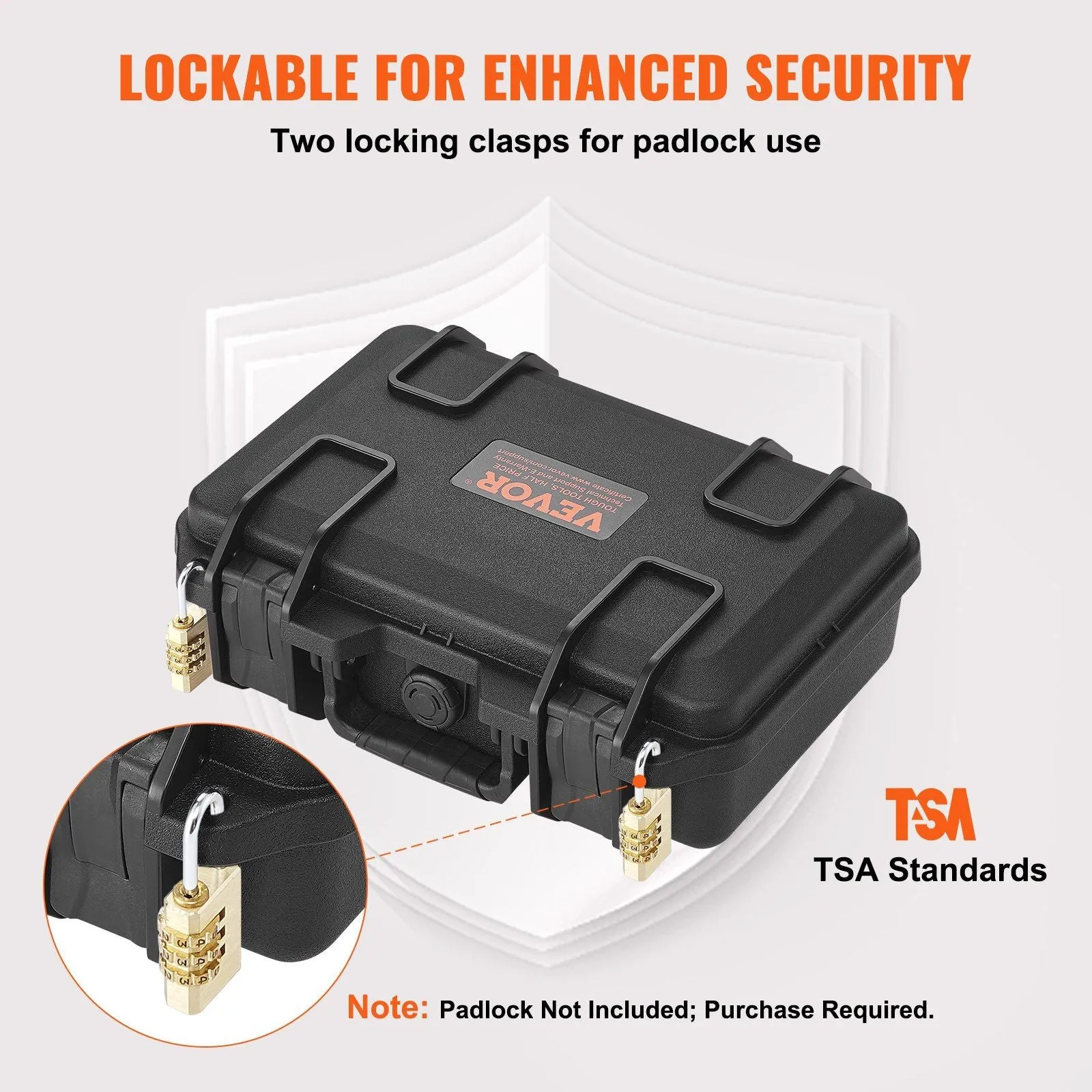 TSA-Approved Waterproof Gun Case
